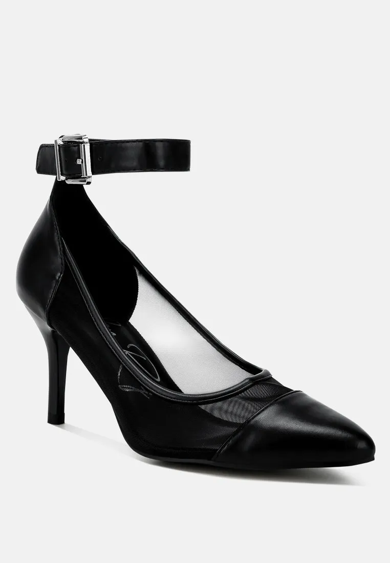 Hearst Pointy Toe Ankle Strap Pumps