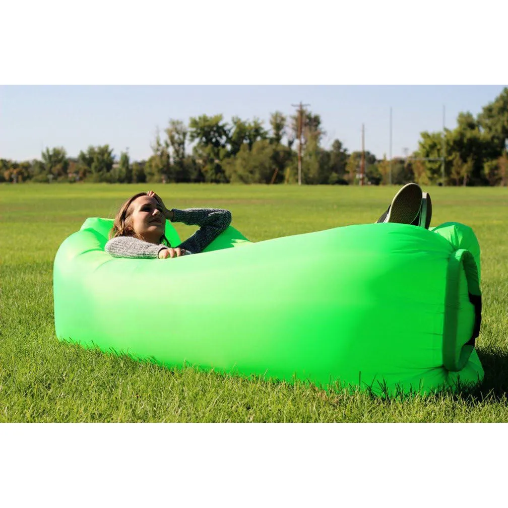 Inflatable Lounger Air Sofa Chair, Portable Waterproof Couch for Hiking, Picnics, Outdoor