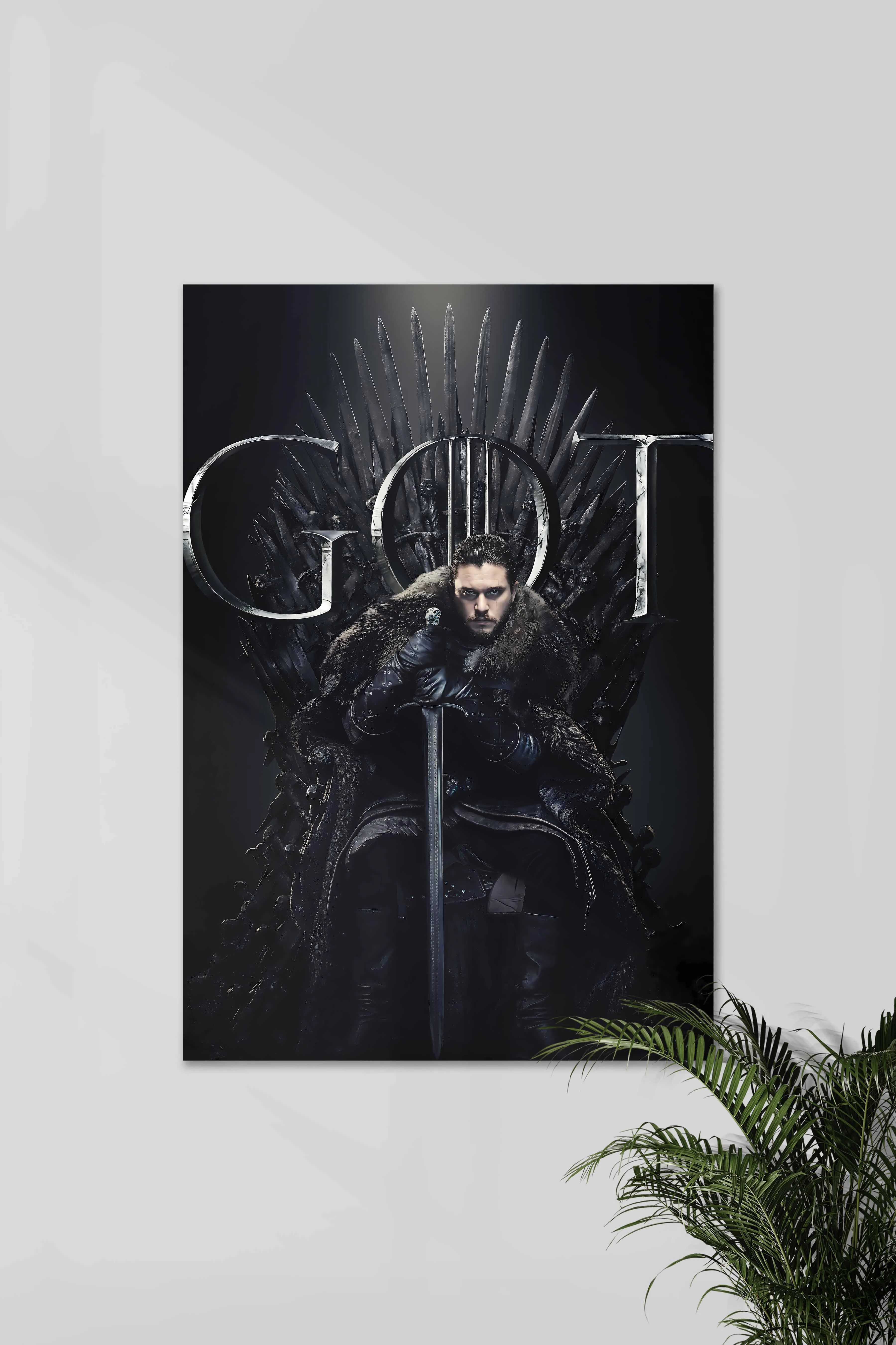 IRON THRONE x JON SNOW | GOT | Series Poster