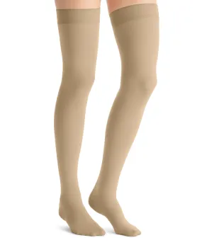 Jobst Opaque Sensitive Closed Toe Thigh High 15-20 mmHg