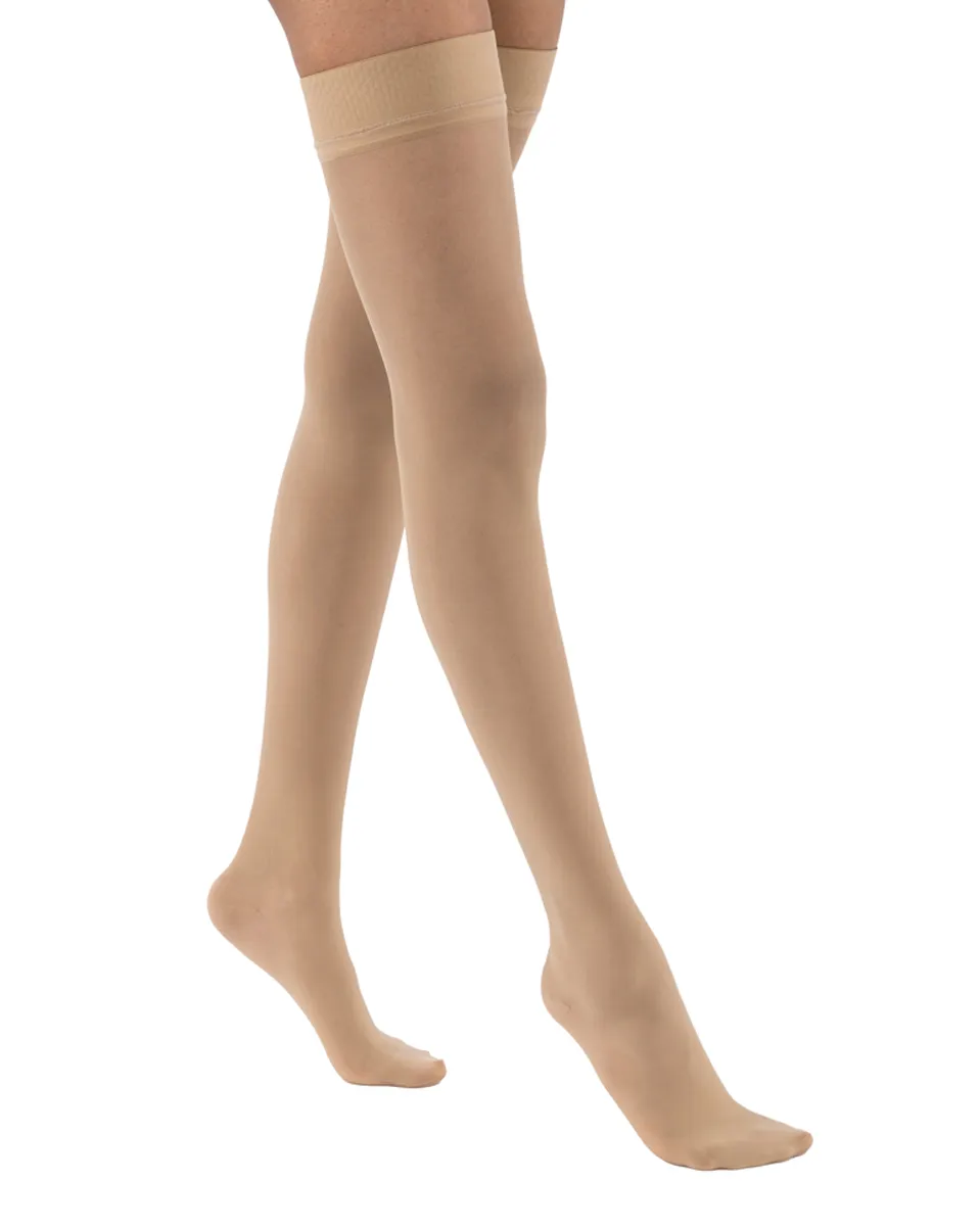 Jobst Ultrasheer Thigh Highs Closed Toe Sensitive 20-30 mmHg