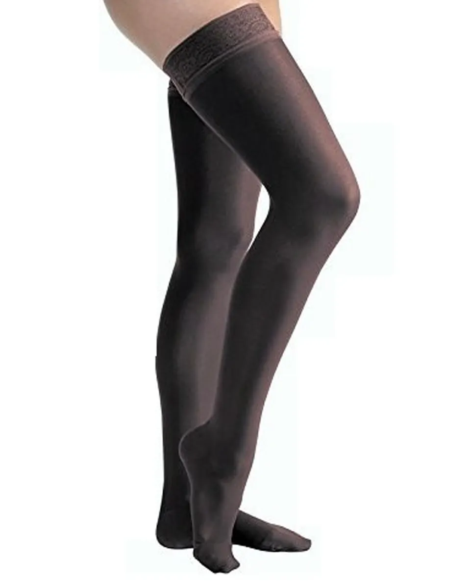 Jobst Ultrasheer Thigh Highs w/ Lace Silicone Top Band 15-20 mmHg