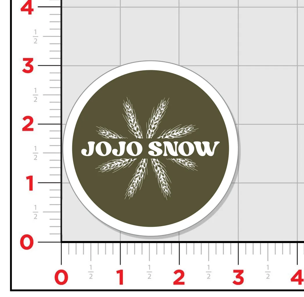 JoJo Snow Sticker