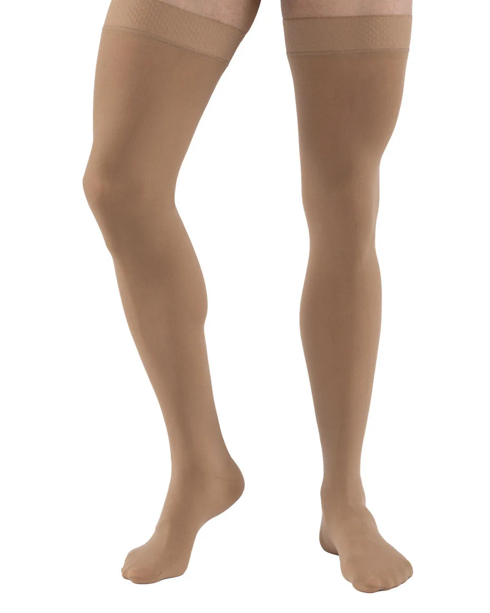 Juzo Basic 4412AG Thigh Highs w/ Silicone Border 30-40 mmHg