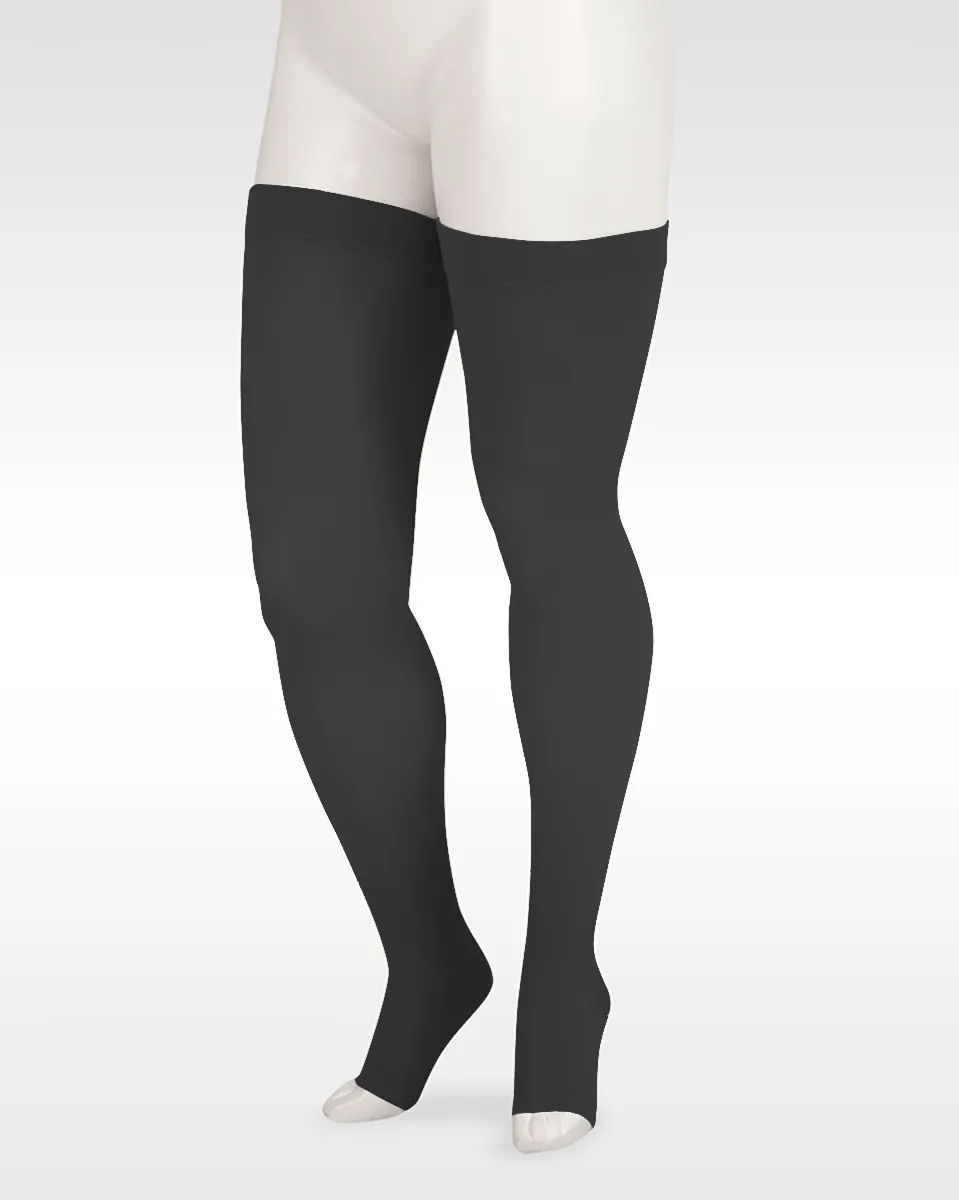 Juzo Soft OPEN TOE Thigh High 30-40 mmHg Garter Style