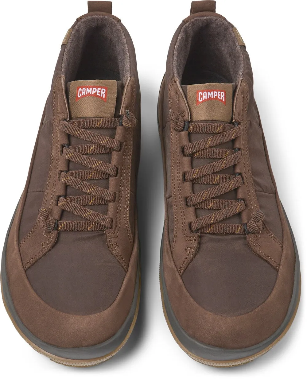 Lace-up shoes Camper Peu Pista, brown/dark brown