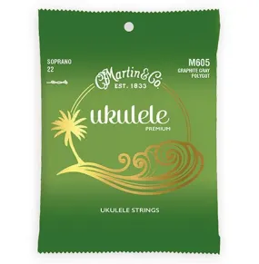 Martin Premium Soprano Ukulele Strings, 4 String Pack