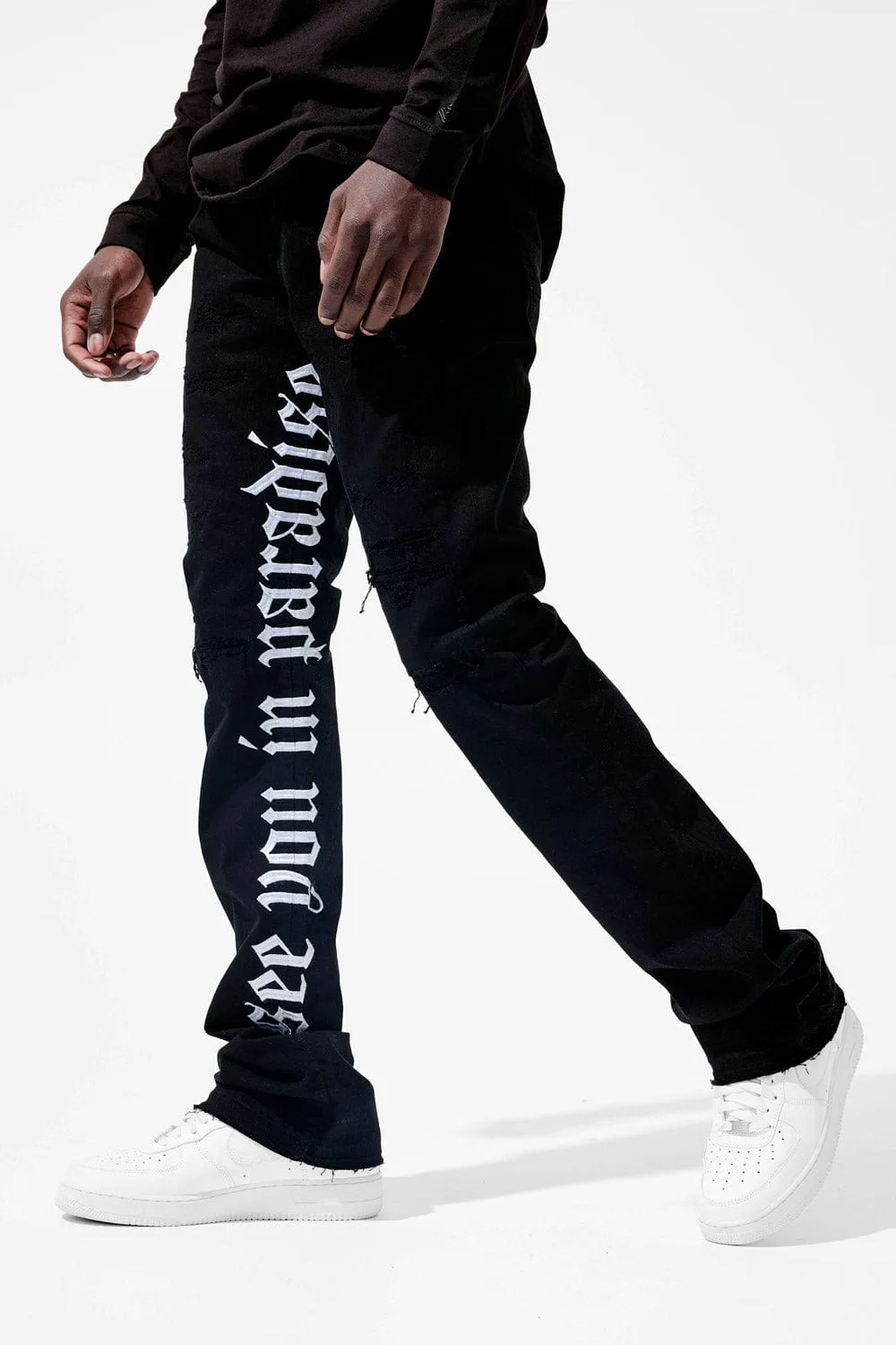 Martin Stacked - See You In Paradise Denim (Jet Black)