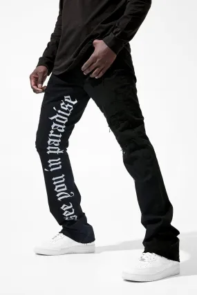 Martin Stacked - See You In Paradise Denim (Jet Black)