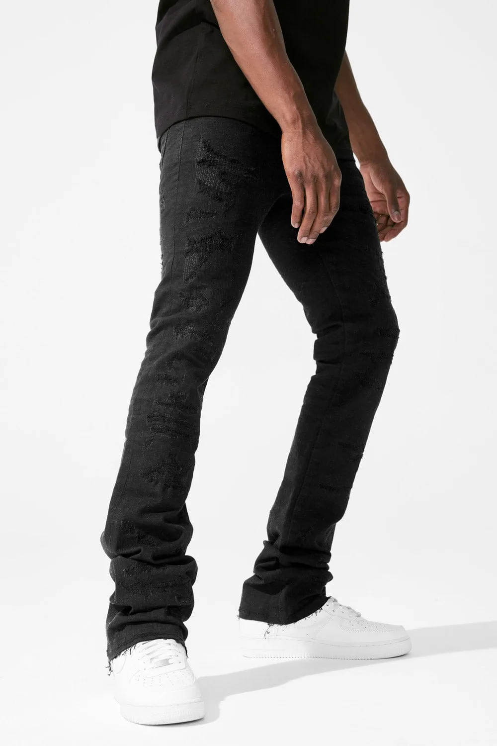 Martin Stacked - Wolverine Denim (Jet Black)