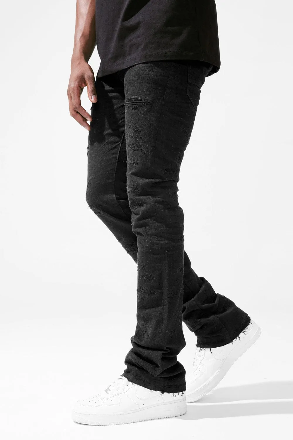 Martin Stacked - Wolverine Denim (Jet Black)