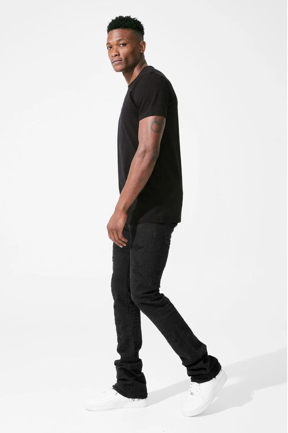 Martin Stacked - Wolverine Denim (Jet Black)