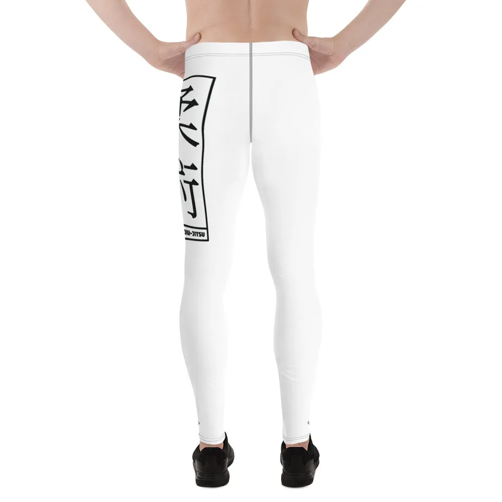 Men's Athletic Workout Leggings For Jiu Jitsu 016 - Snow