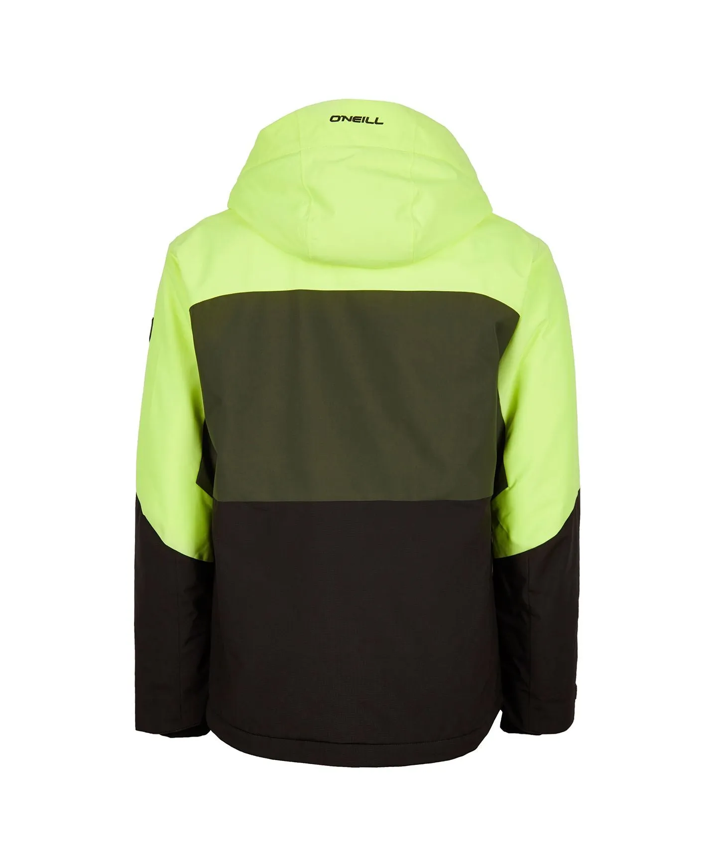 Men's Carbon Snow Jacket - Pyranine Yellow Colour Block