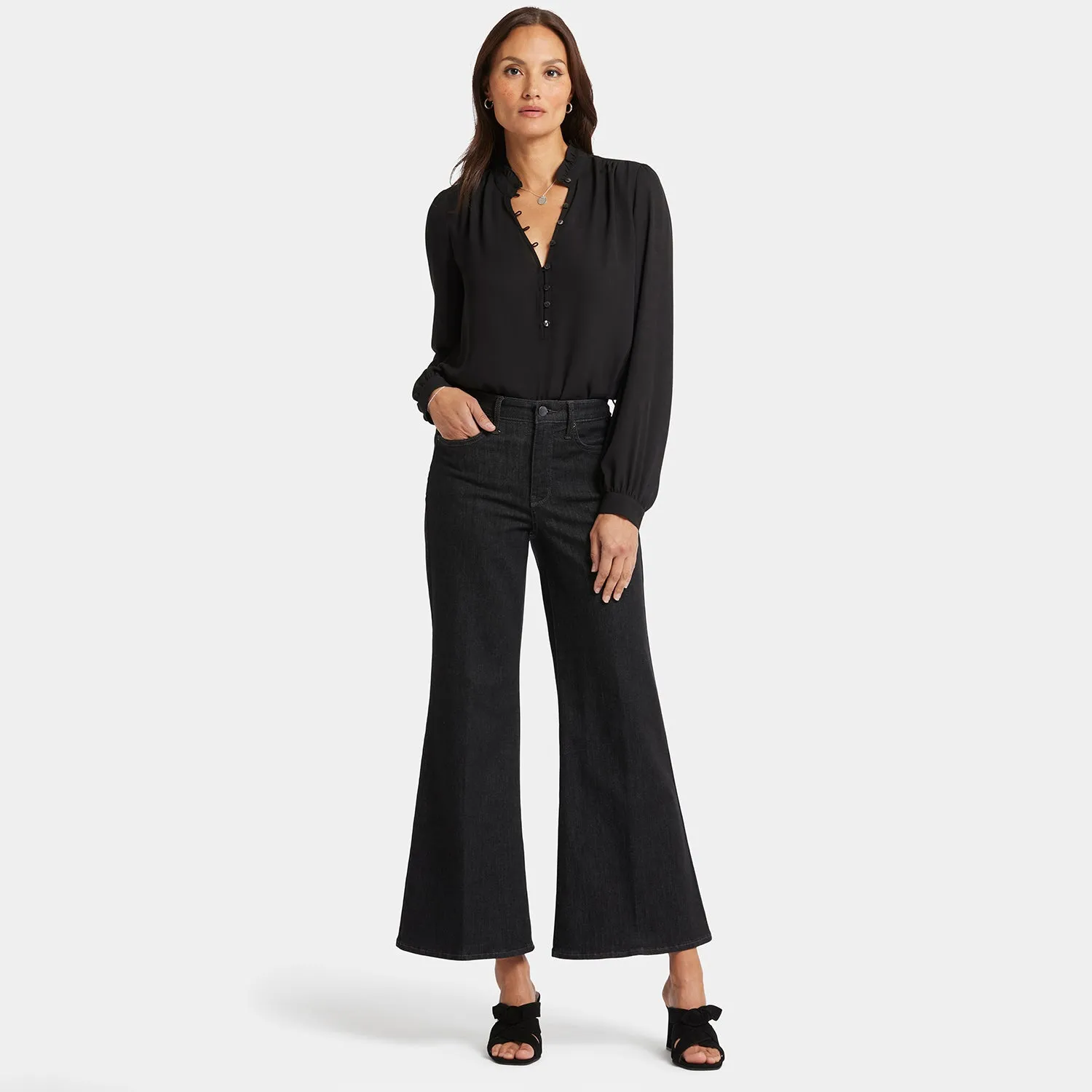 Mia Palazzo Ankle Jeans - Eternity