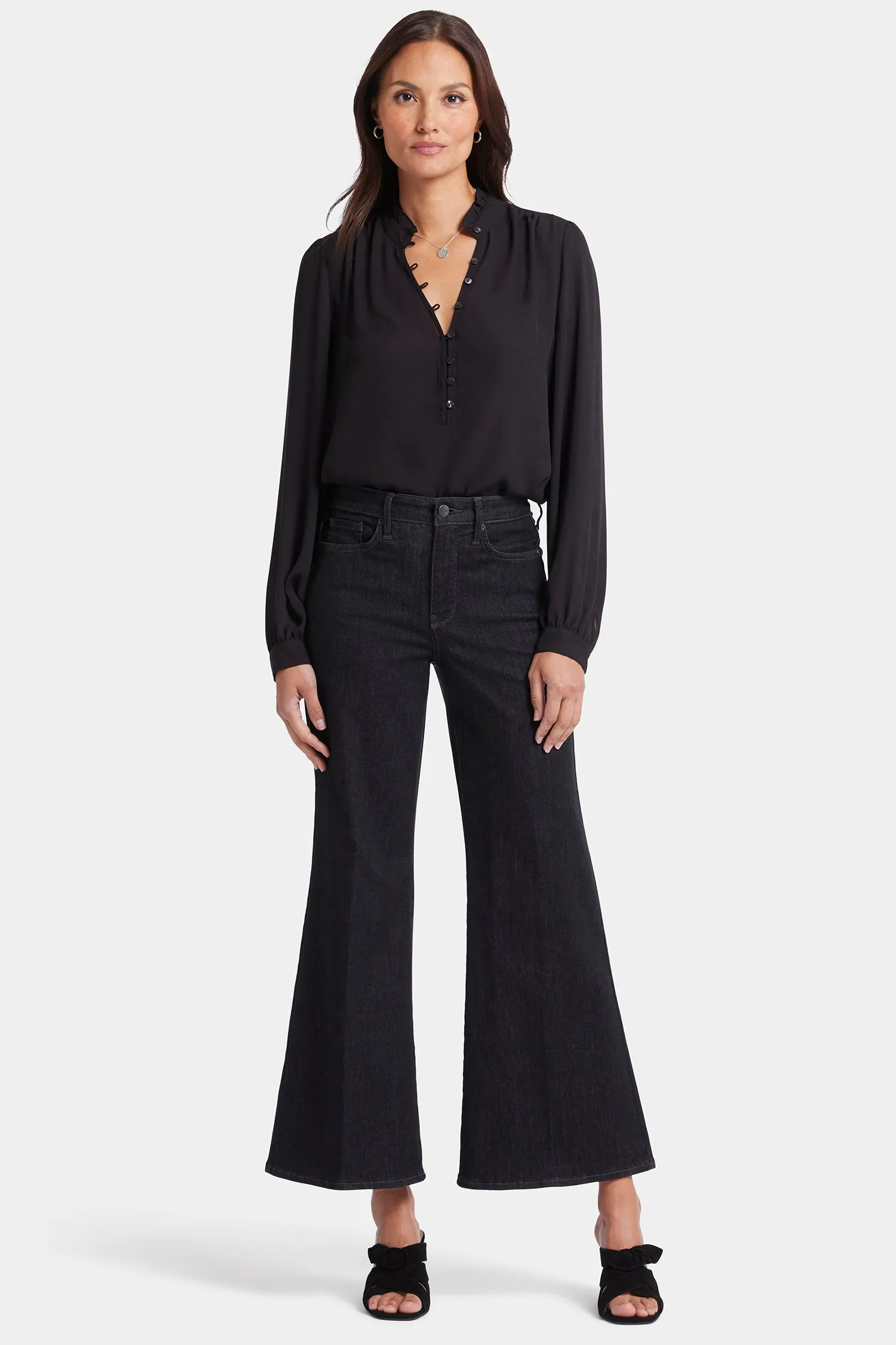 Mia Palazzo Ankle Jeans - Eternity