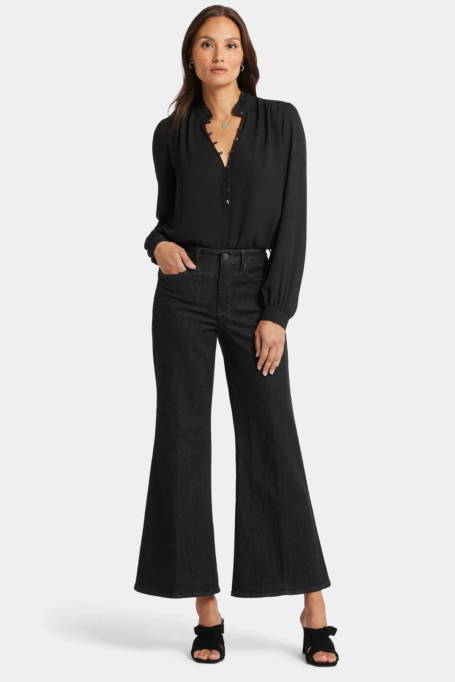 Mia Palazzo Ankle Jeans - Eternity