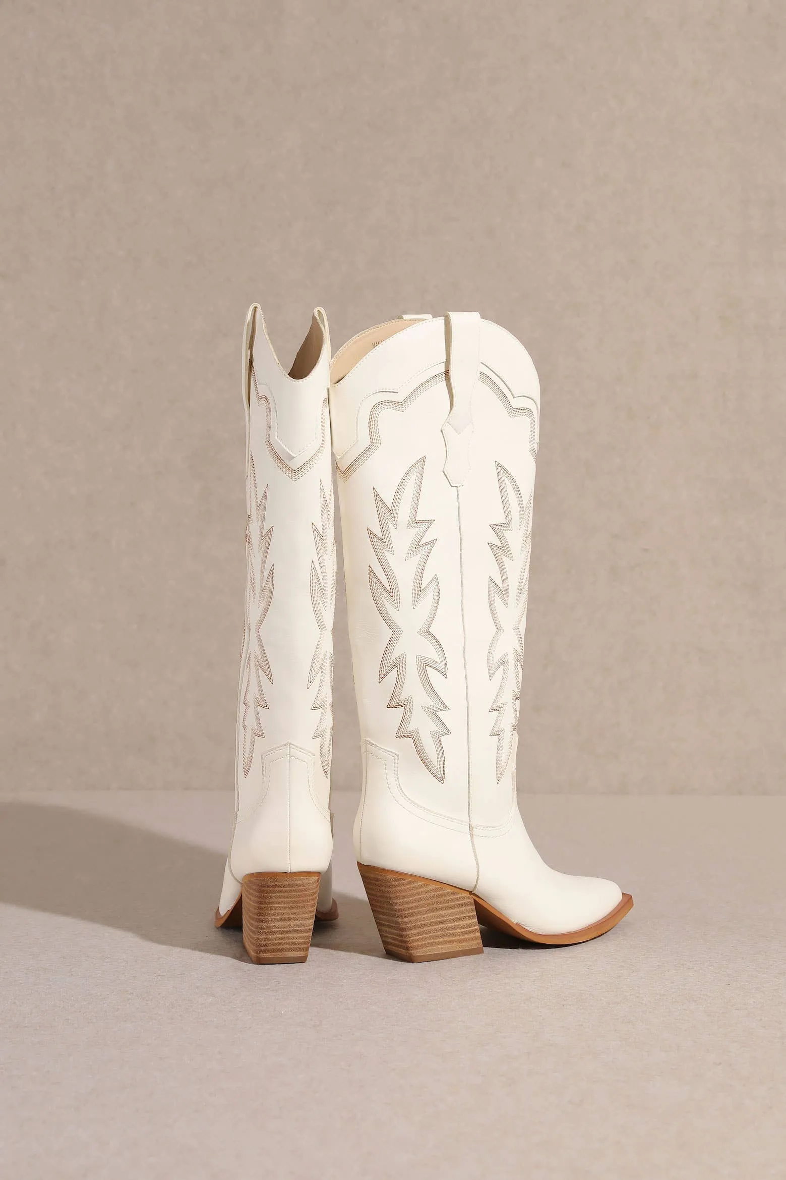 Miracle Miles Indigo Cowgirl Boot | White