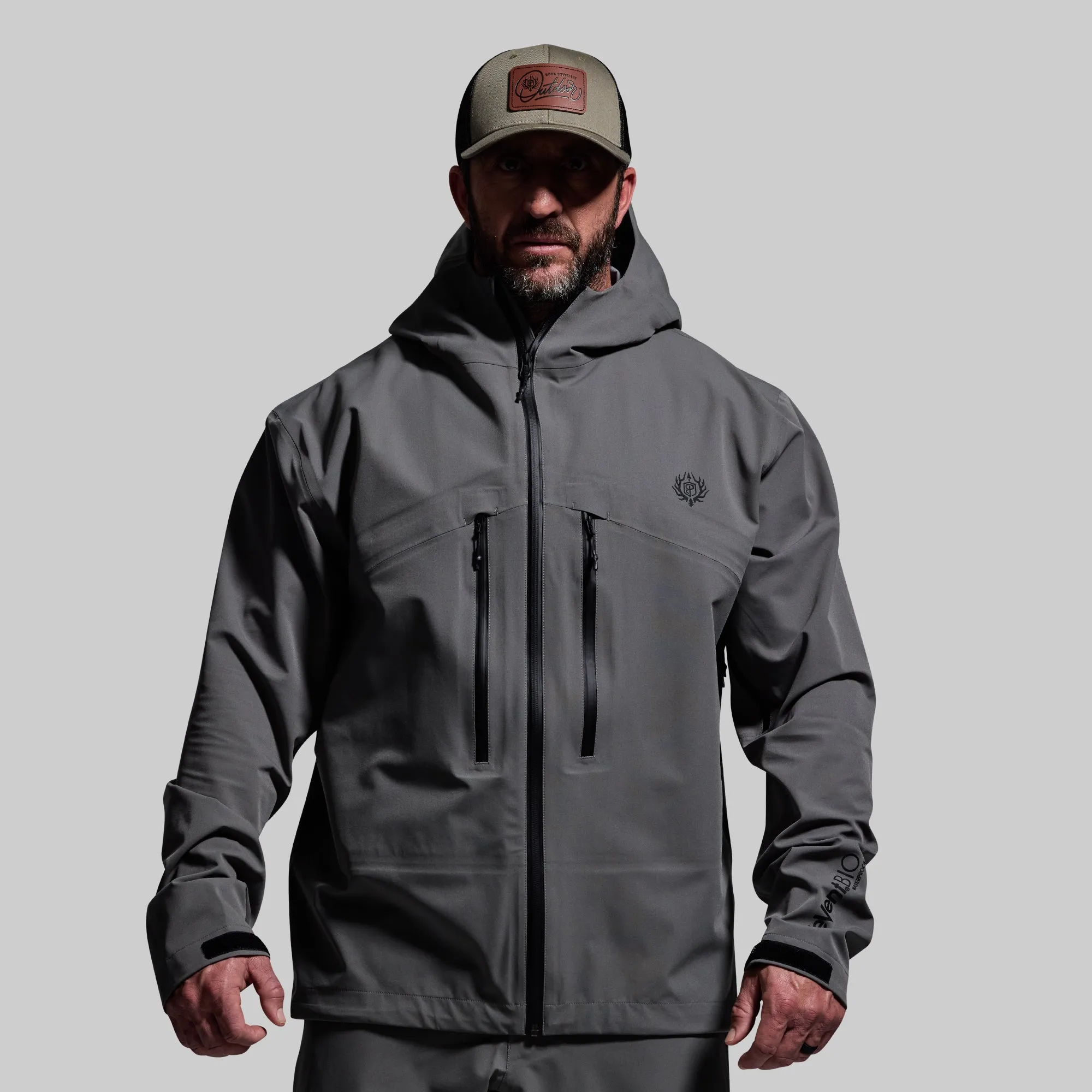 Mission FLEX Rain Jacket (Wolf Grey)