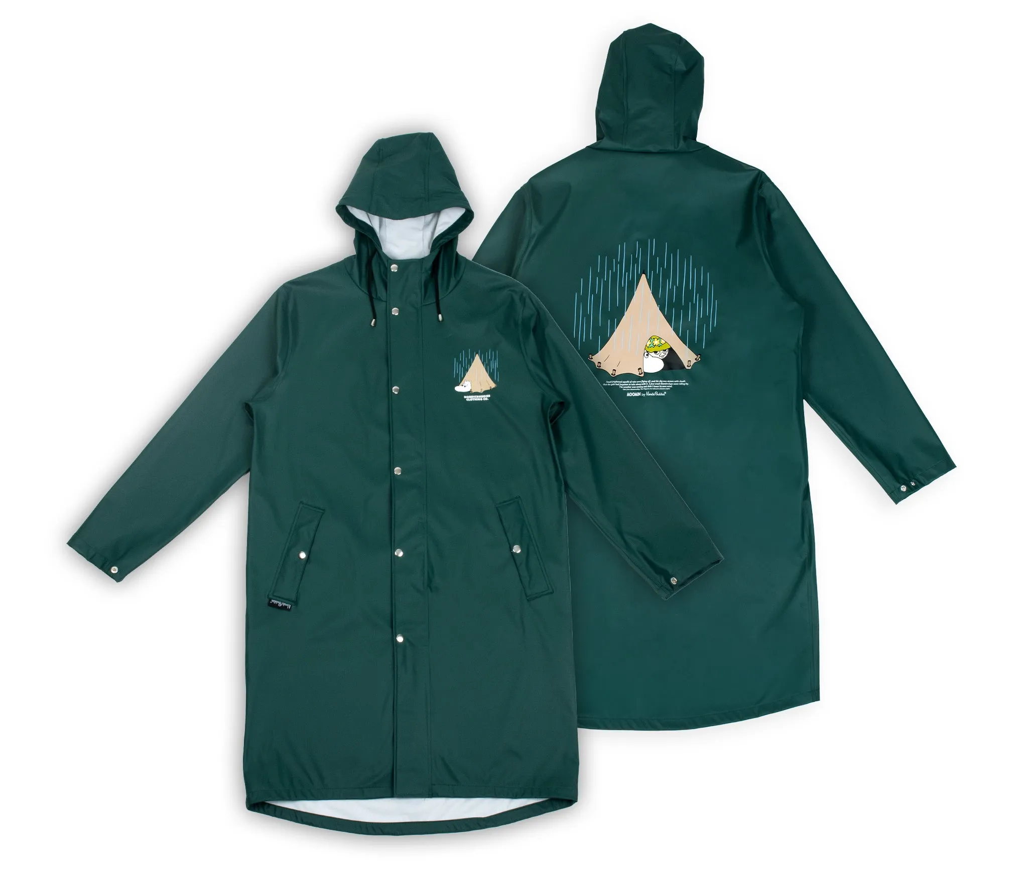 Moomin Adventure Rain Jacket - Dark Green