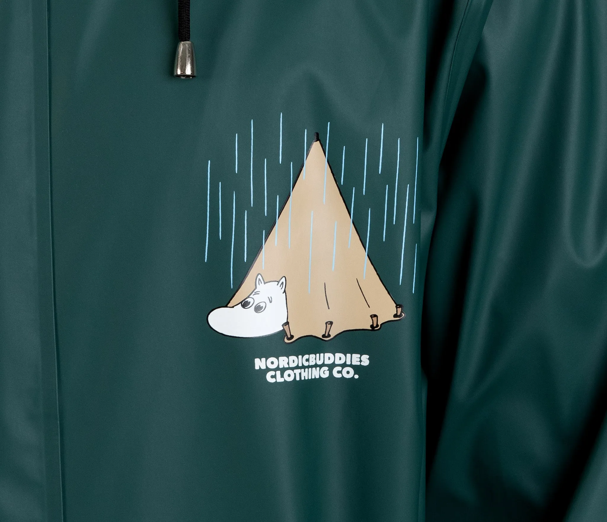 Moomin Adventure Rain Jacket - Dark Green