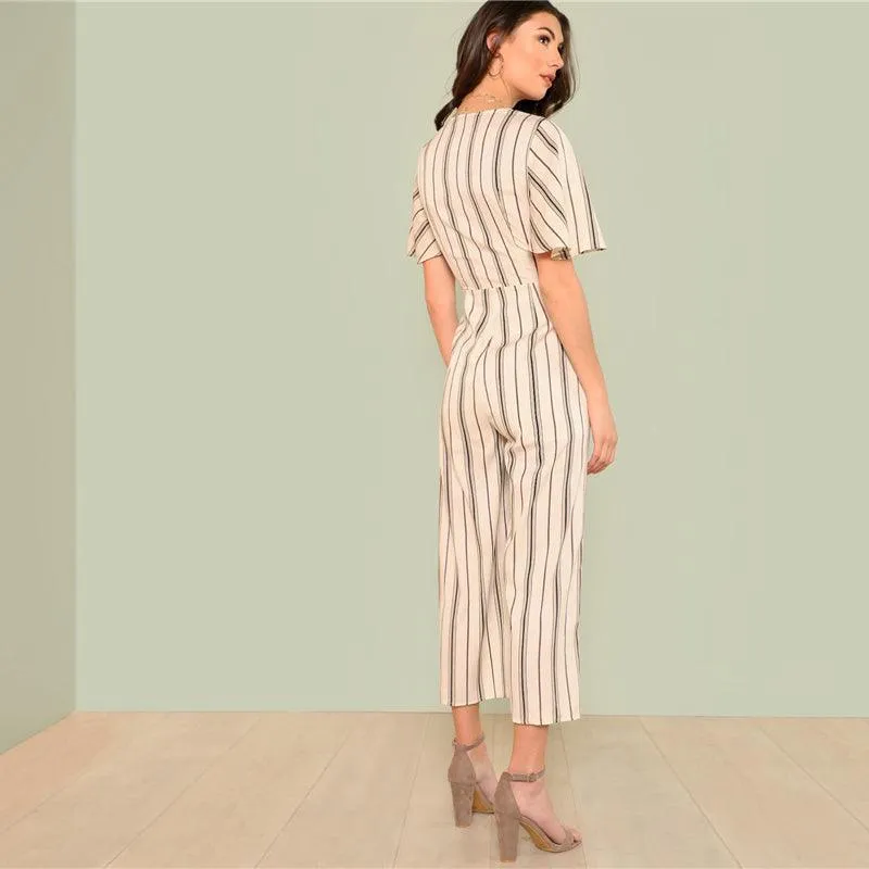 NEVA’S NUDE LINES ANKLE PANT JUMPSUIT