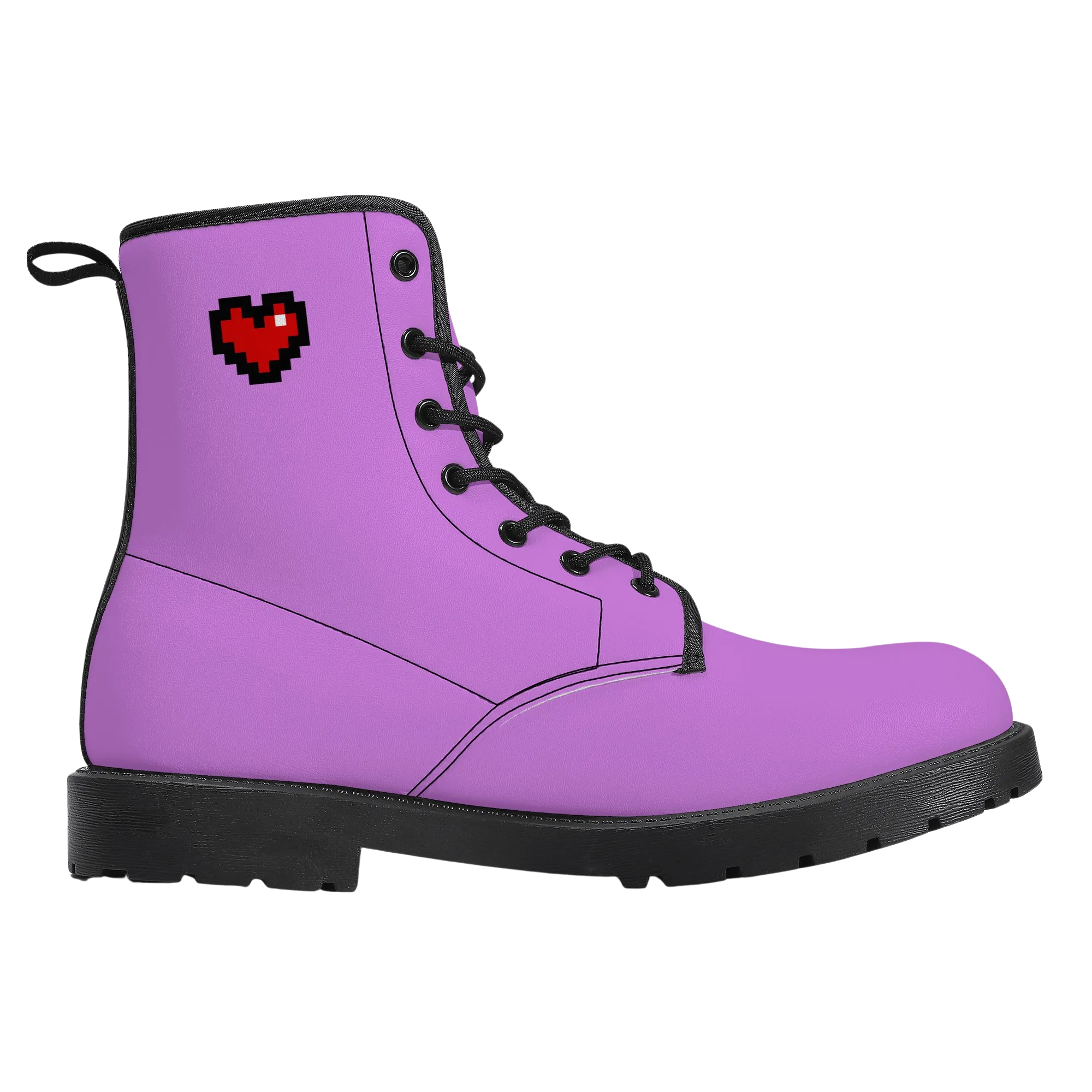 Purple Squad Unisex Vegan Leather Boots