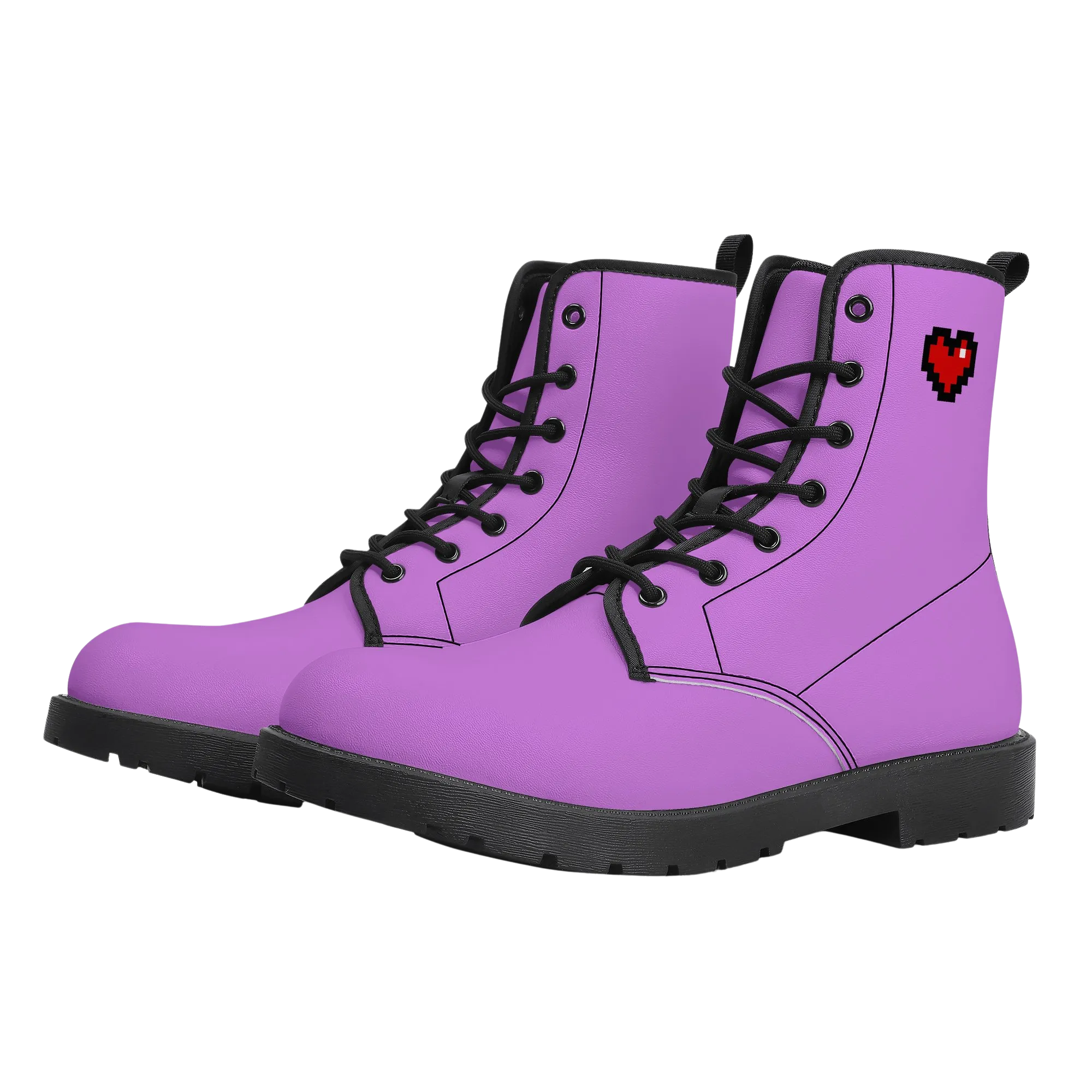 Purple Squad Unisex Vegan Leather Boots