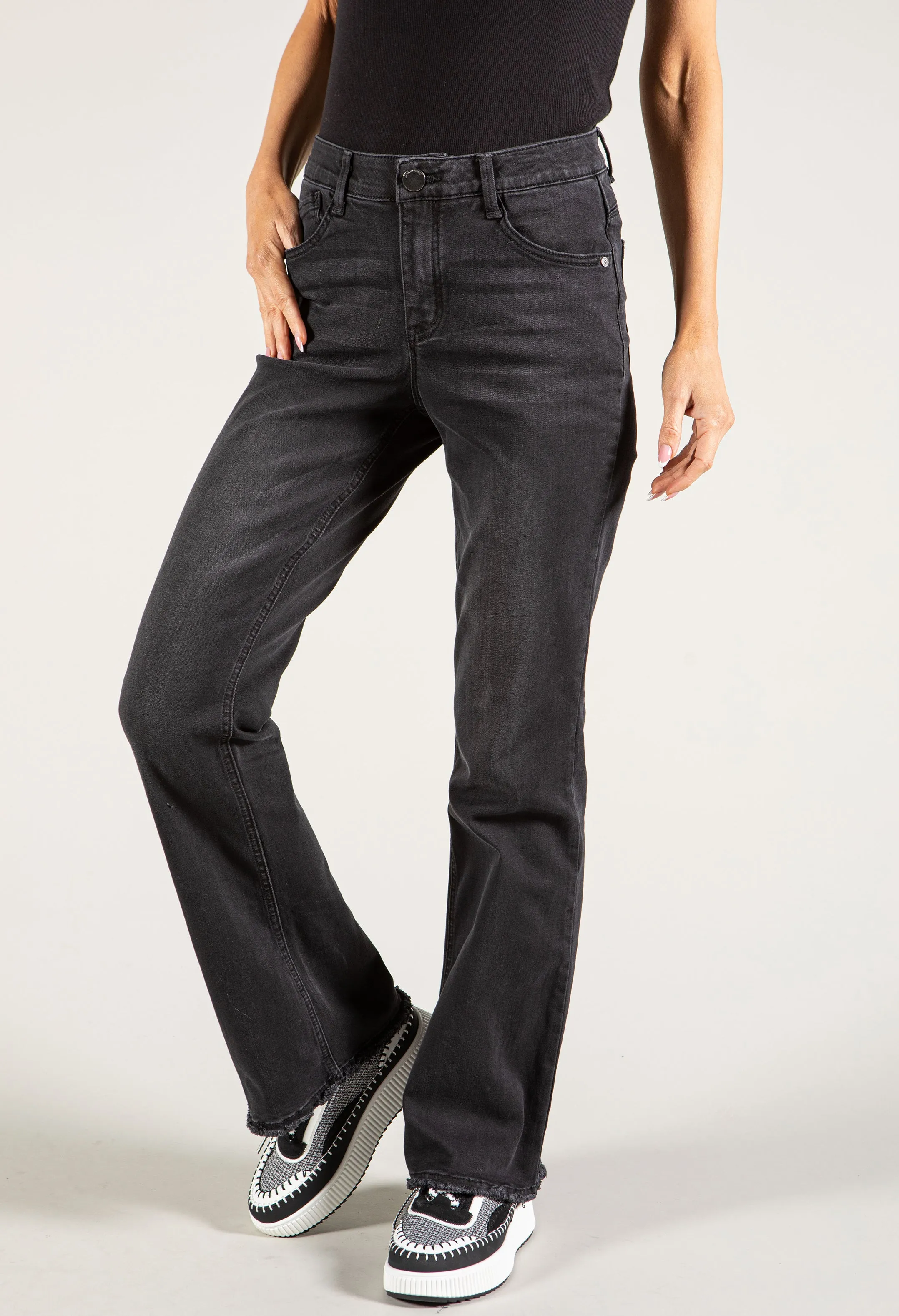 "Ab" Solution High Rise Itty Bitty More Boot Jean