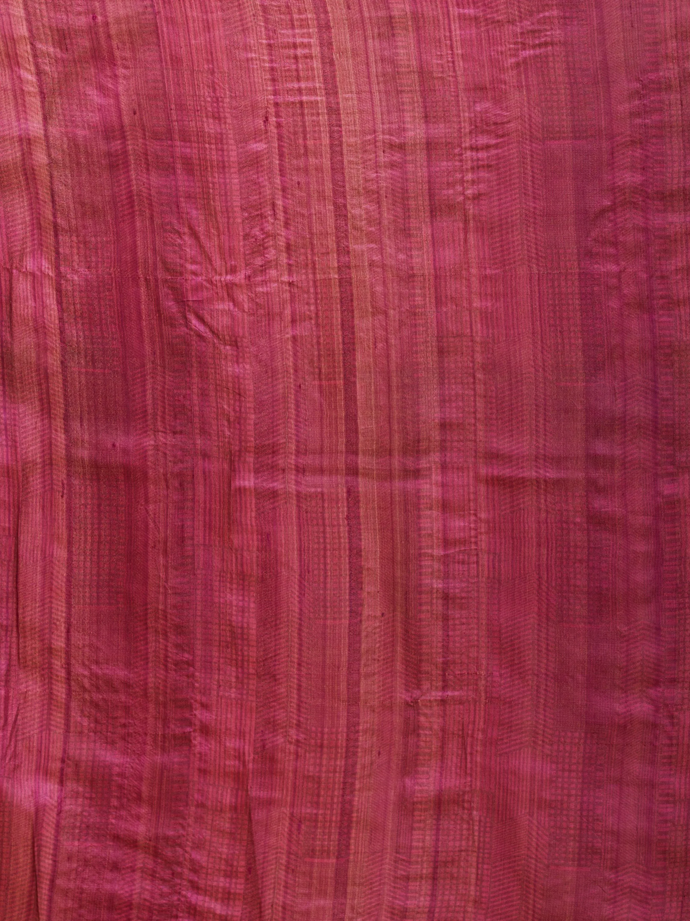 Shibori work Tussar silk saree