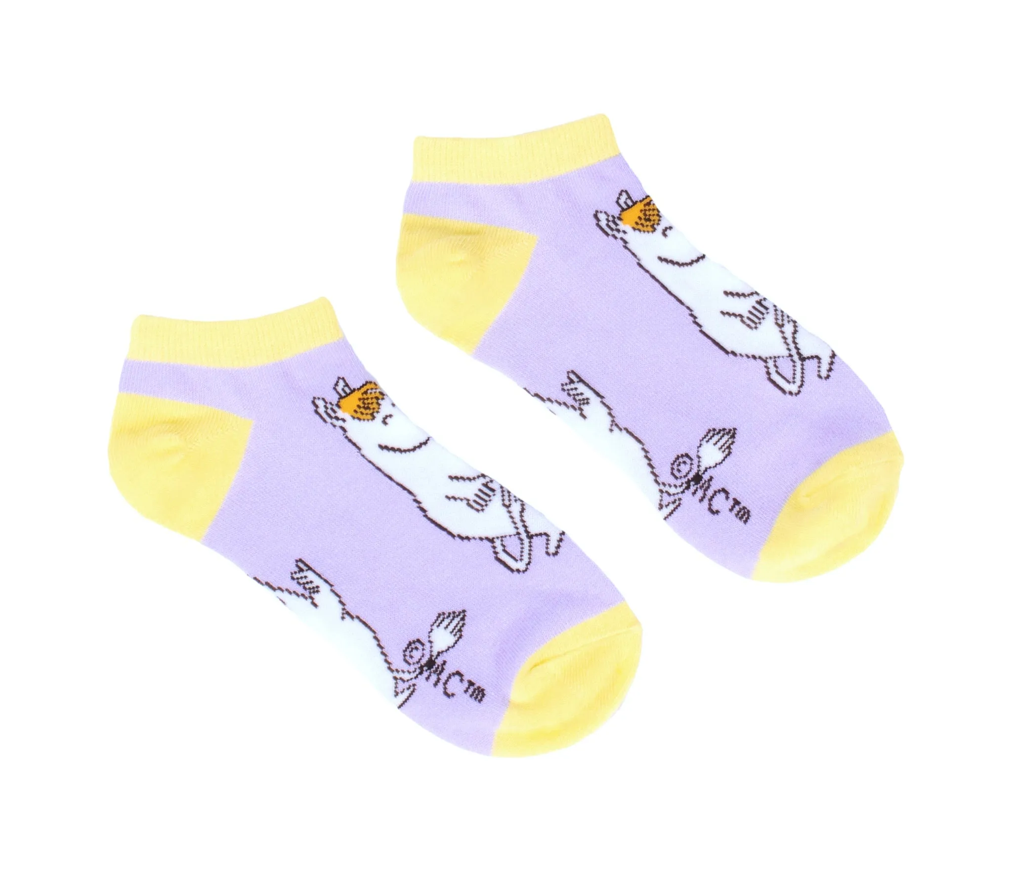 Snorkmaiden Dreaming Ladies Ankle Socks - Lilac