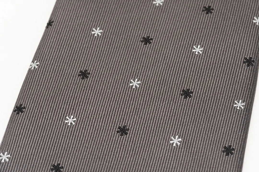 Snow Peak Asterisk Tie Grey