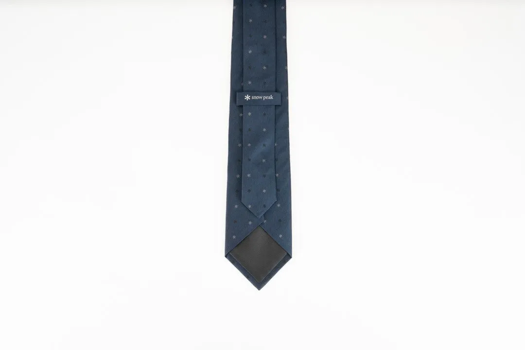 Snow Peak Asterisk Tie Navy