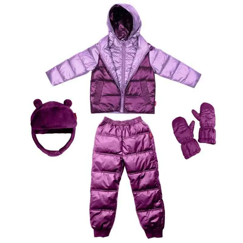 Soft Pack-able Snow Pant - Plum