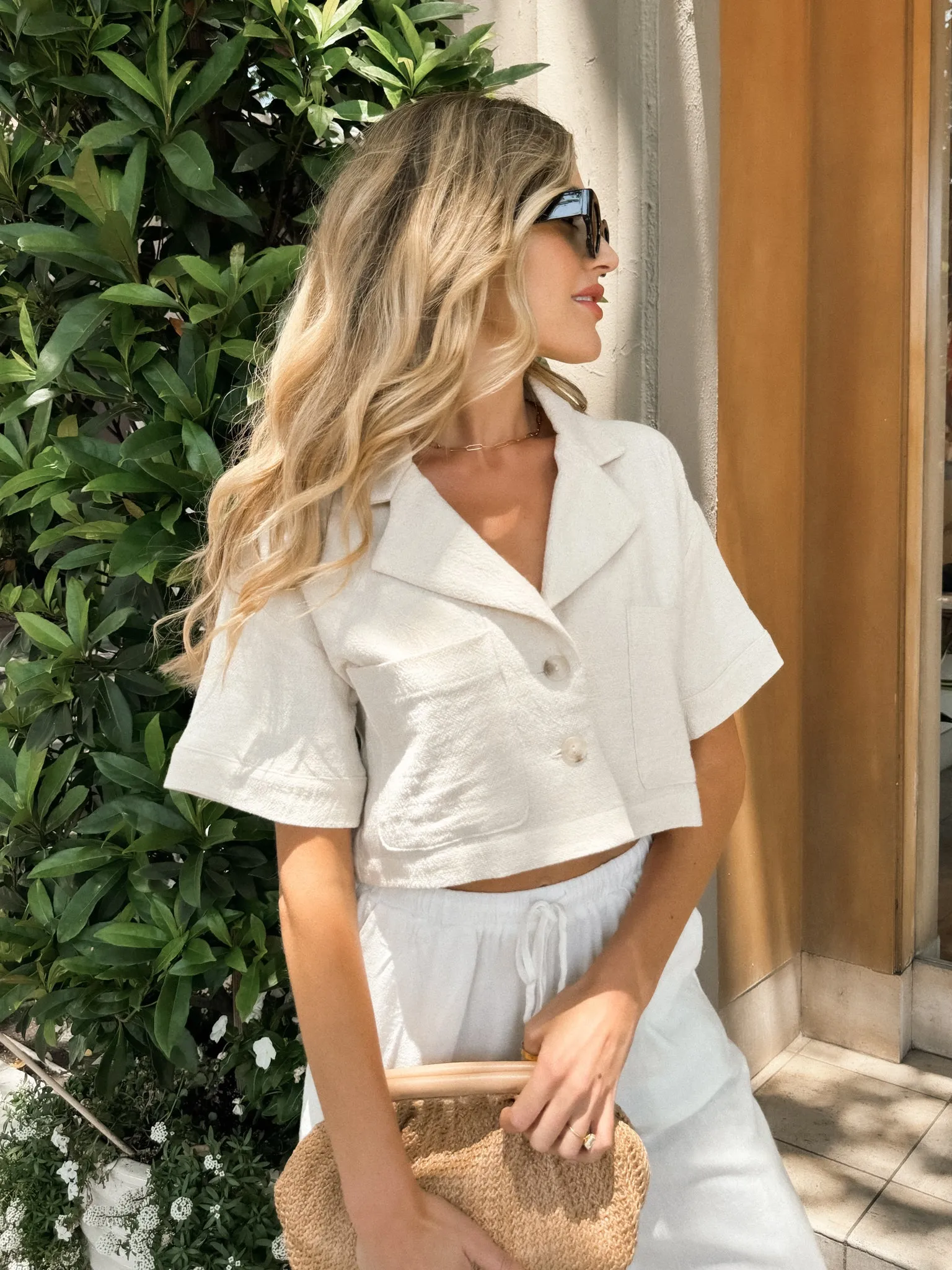 St. Martin Linen Top - Final Sale