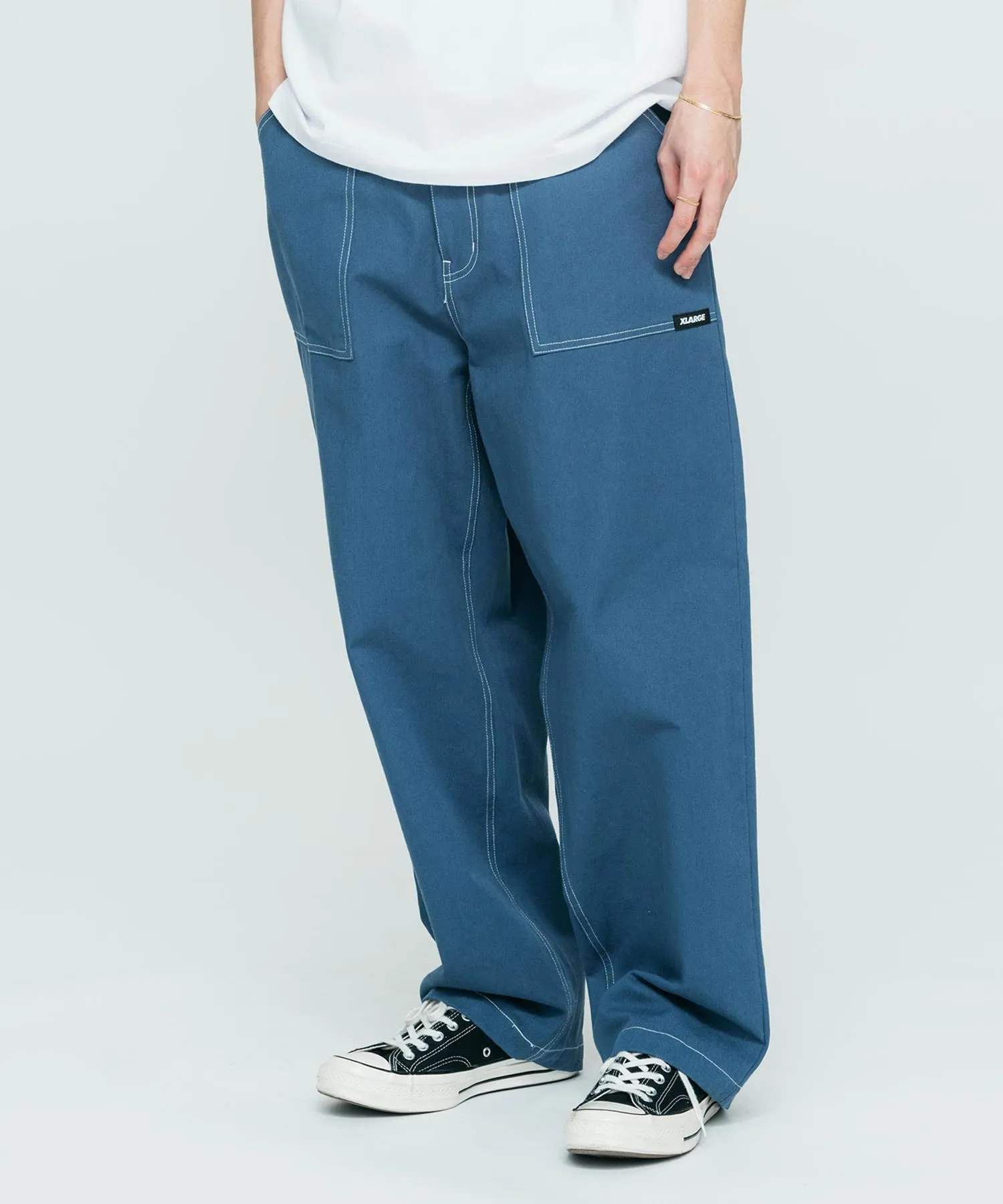 STITCHED BAKER WORK PANTS