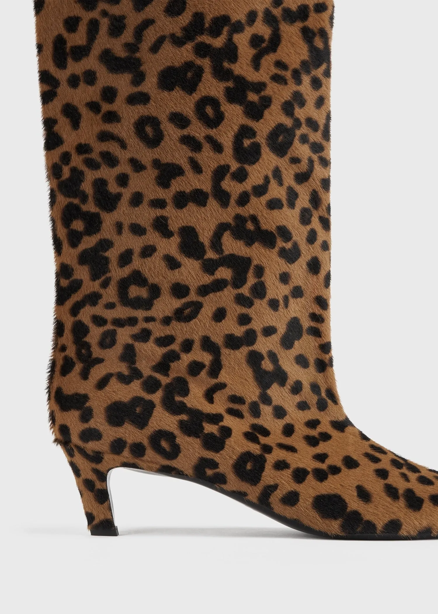 The Wide Shaft Boot leopard