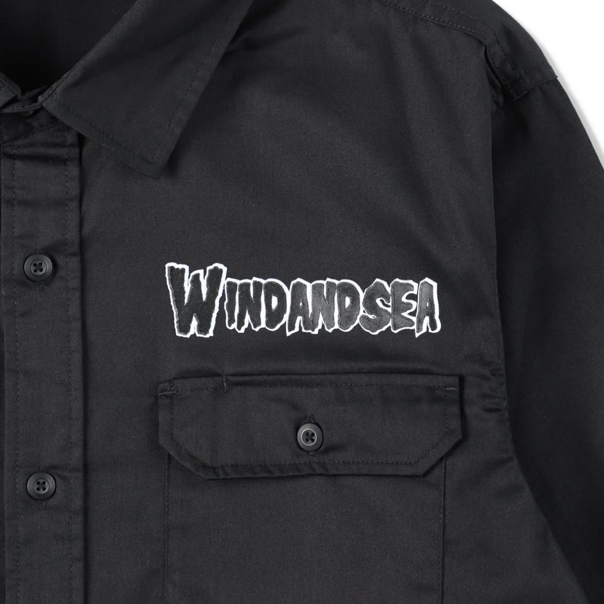 Thrash Heritage Nightmare Work Shirt / BLACK