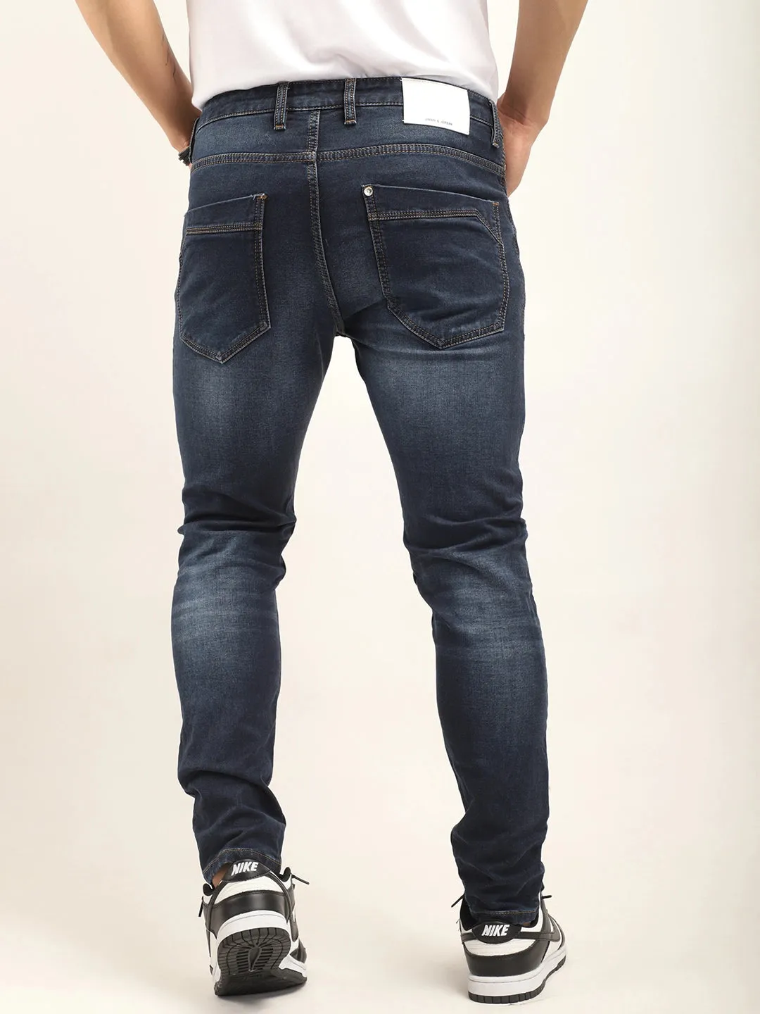 Voult Dark Blue Ankle Fit jeans