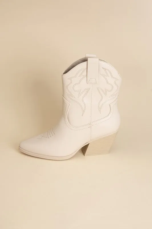 Western Flair Embroidered Cowgirl Boots