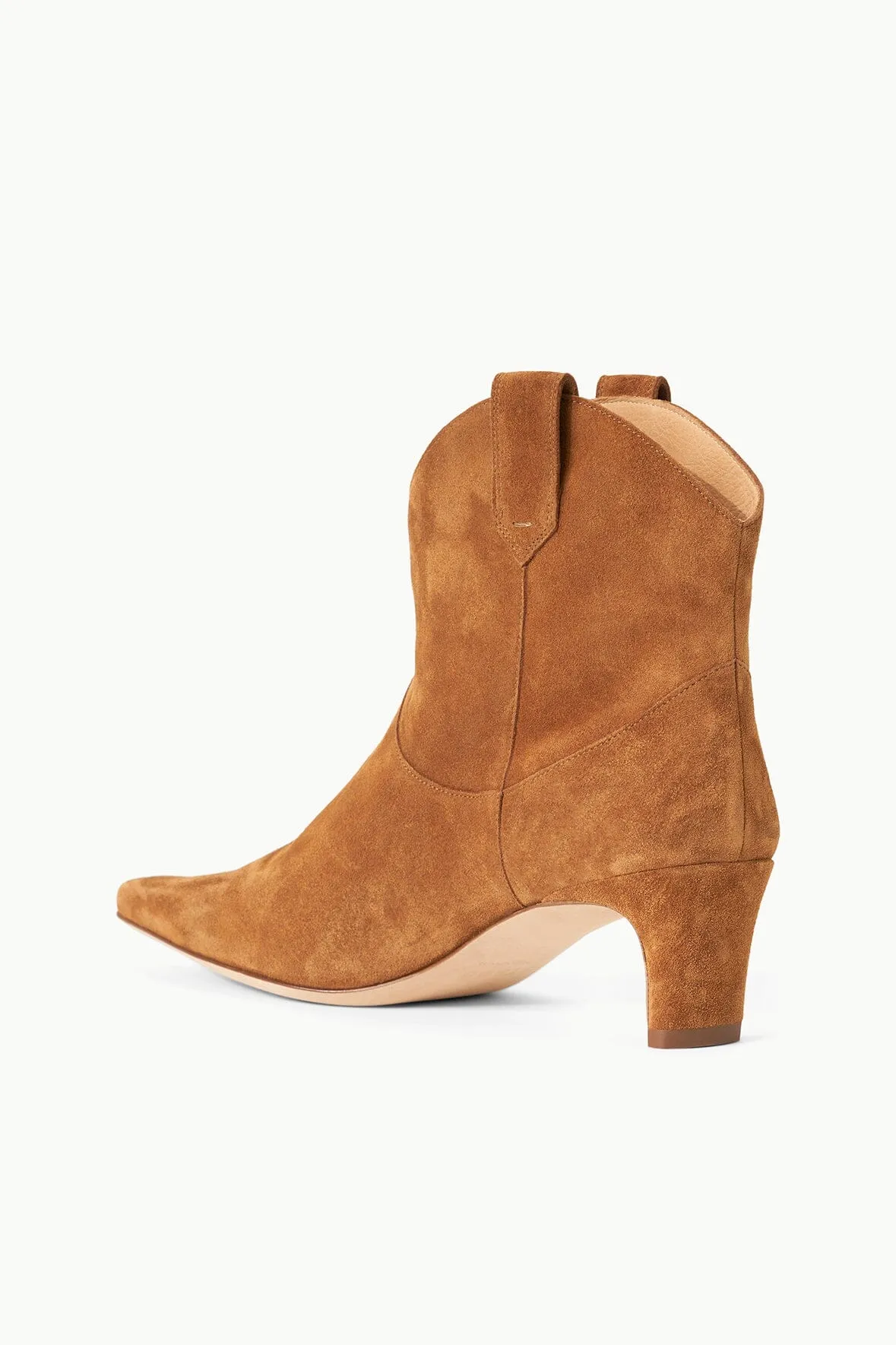 Western Wally Ankle Boot in Tan