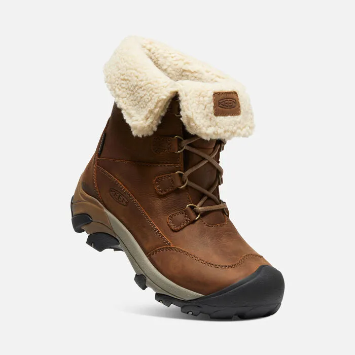 Women's Betty Boot Short Waterproof Brown Shitake