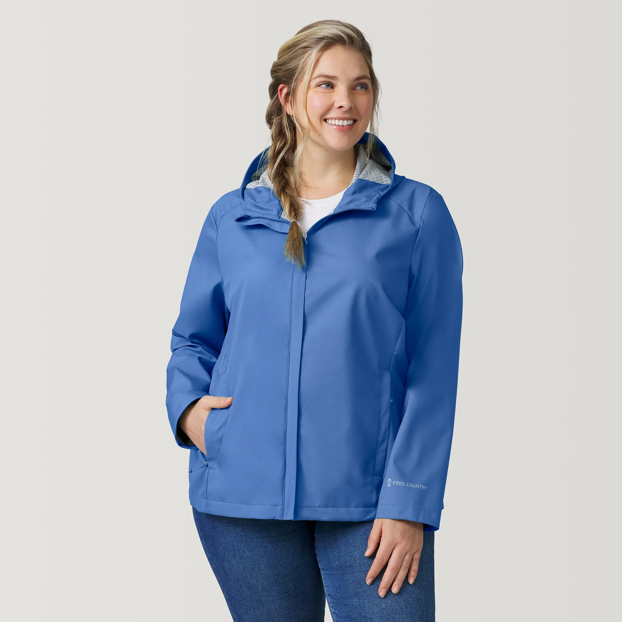 Women's Plus Size X2O Packable Rain Jacket