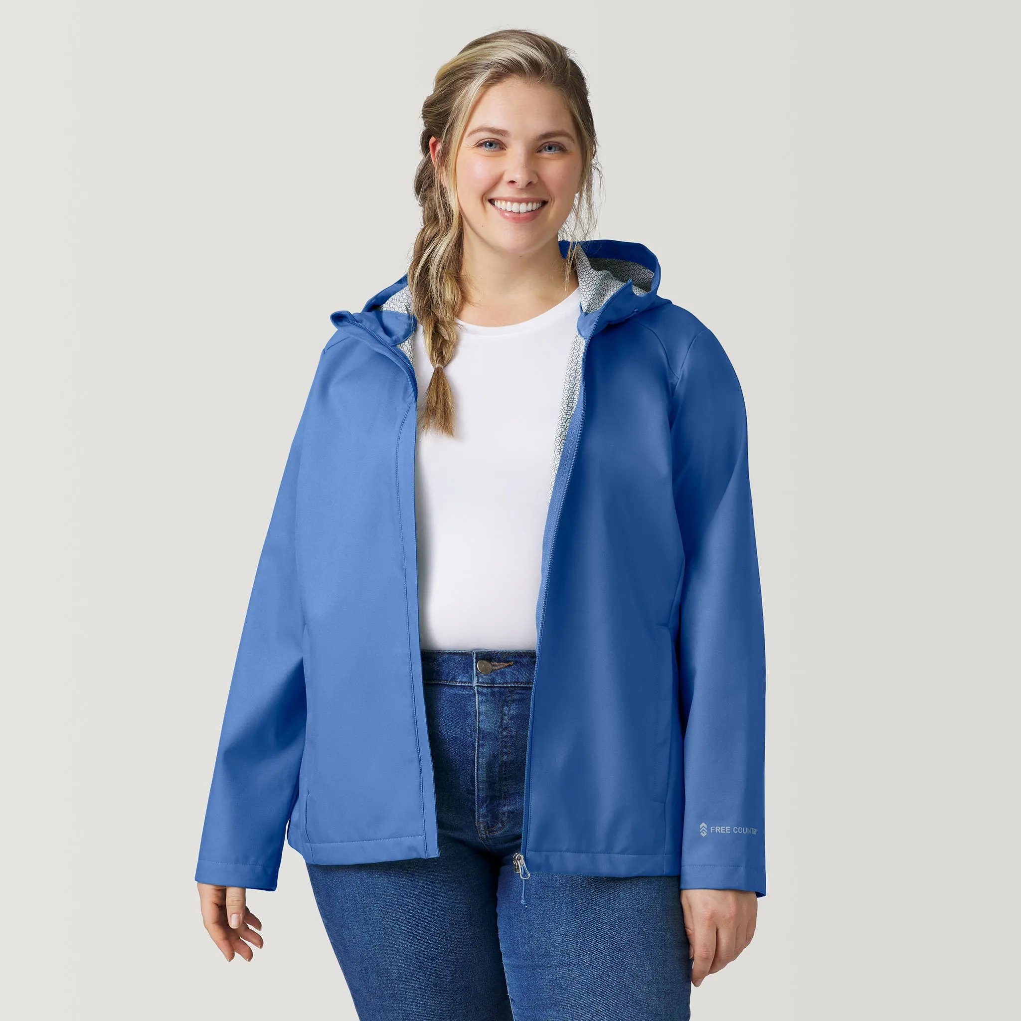 Women's Plus Size X2O Packable Rain Jacket