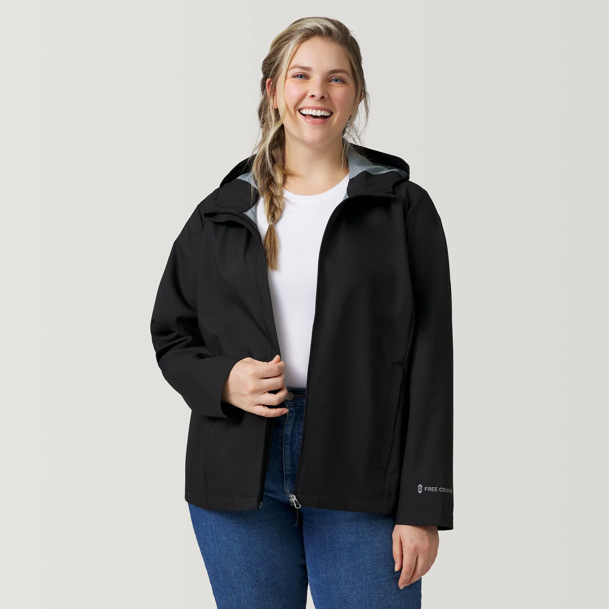 Women's Plus Size X2O Packable Rain Jacket