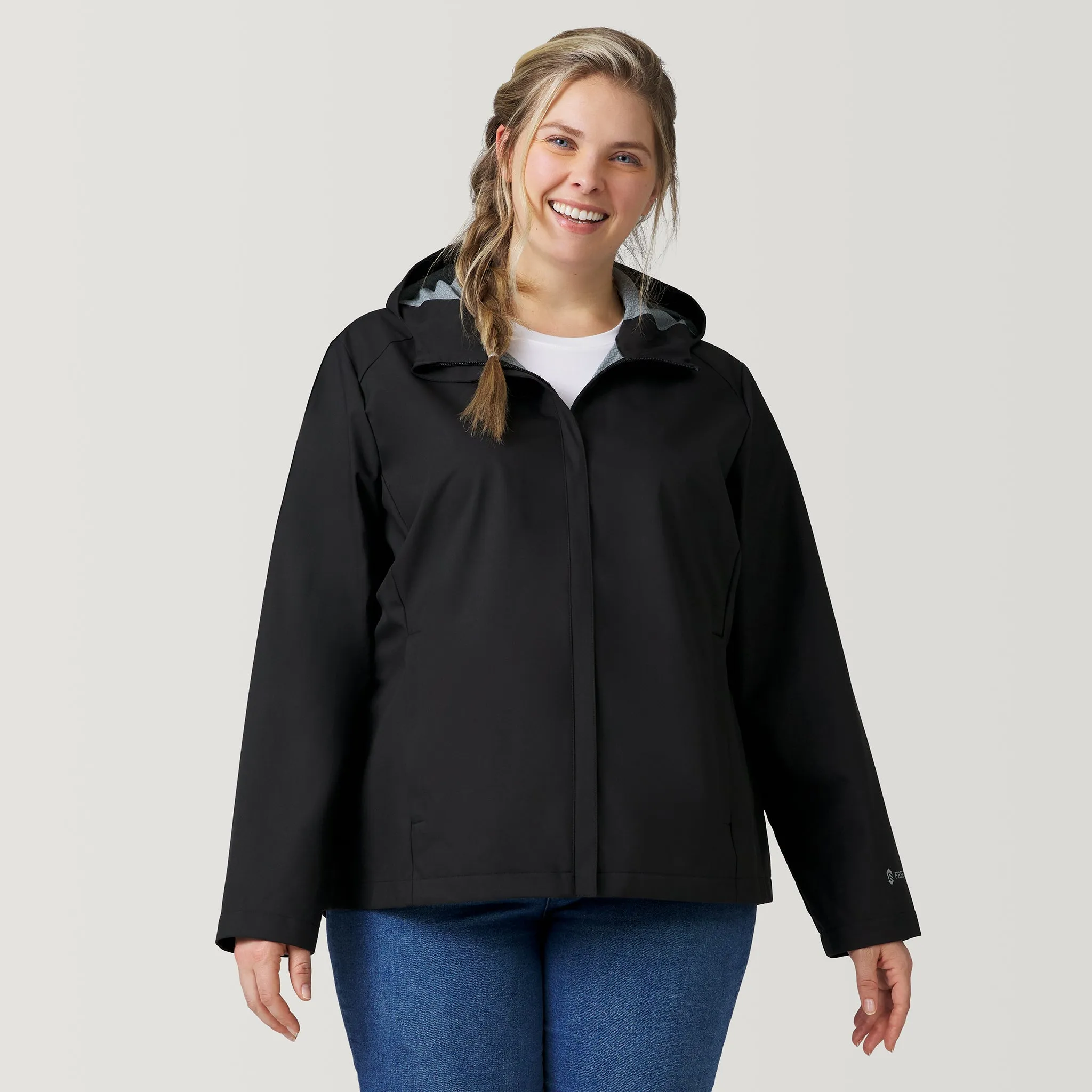 Women's Plus Size X2O Packable Rain Jacket