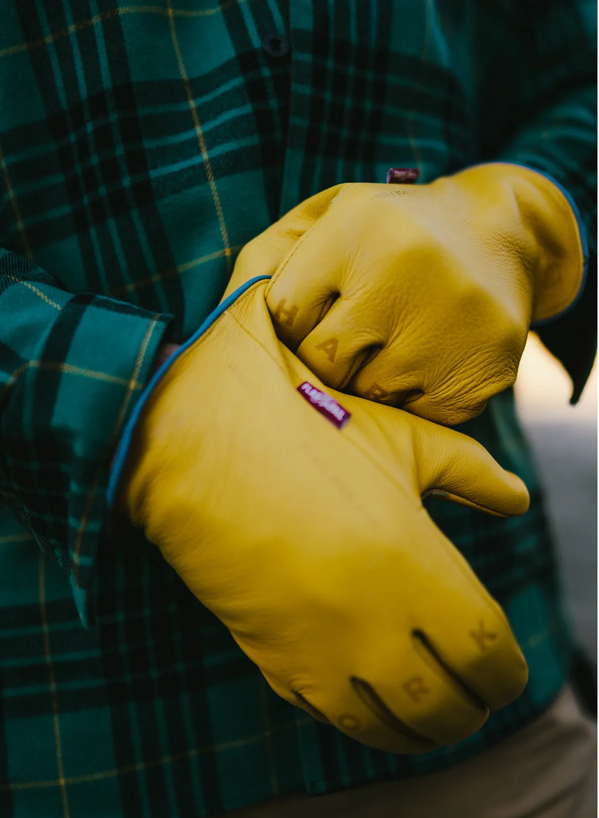 WORK GLOVES - YELLOW