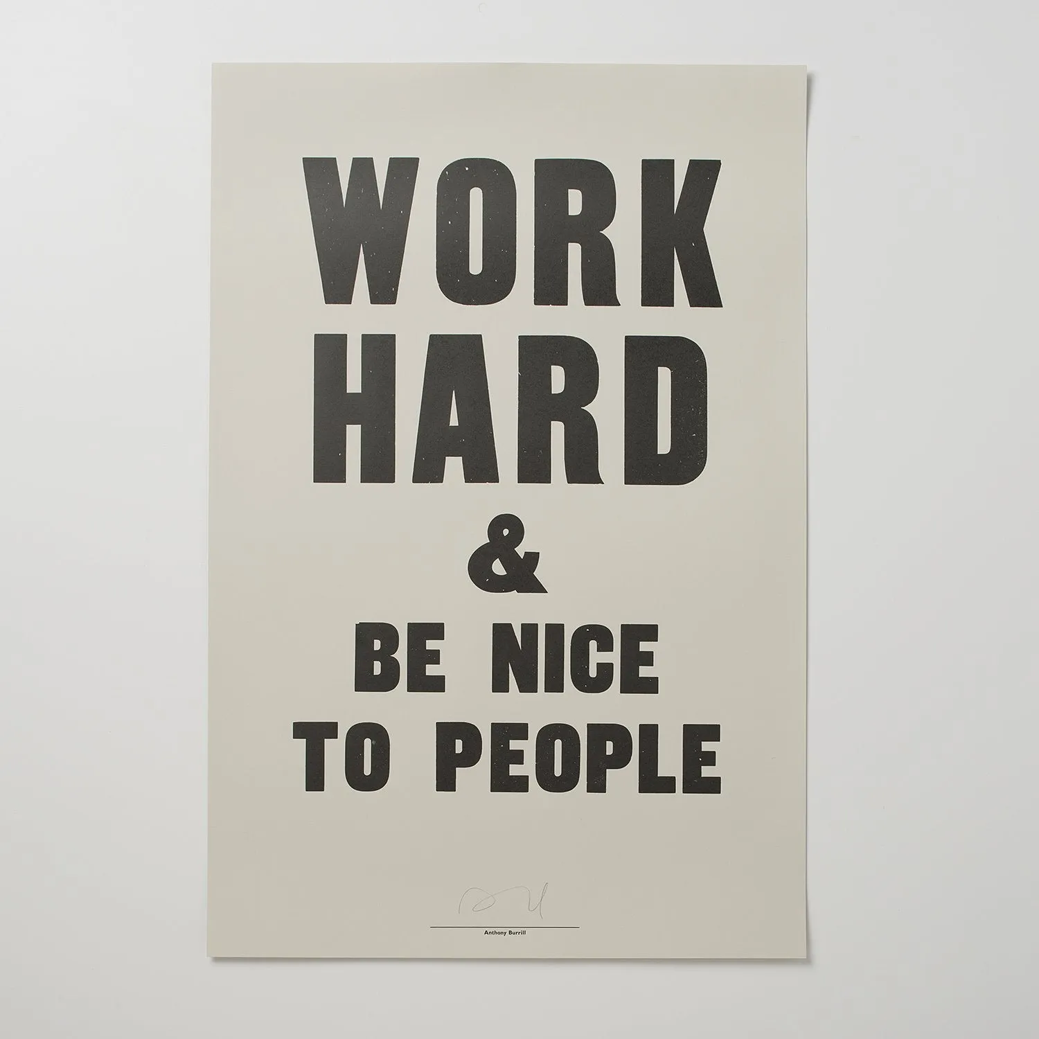 Work Hard Print